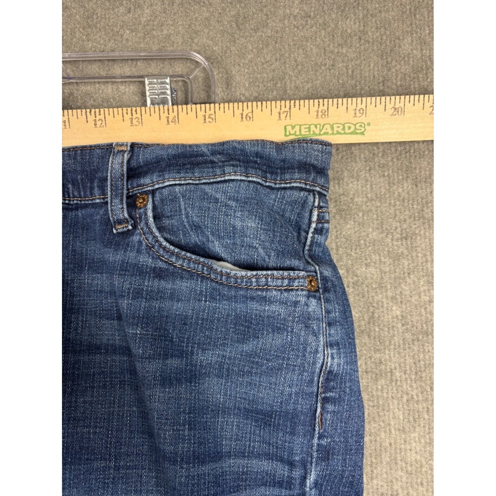 Levi's 524 Too Superlow Bootcut Jeans Size 17M Blue Low Rise Denim - Picture 8 of 10